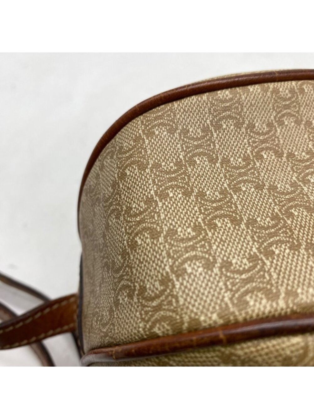 Celine Shoulder Bag Pochette White Macadam Travel - Picture 10 of 15